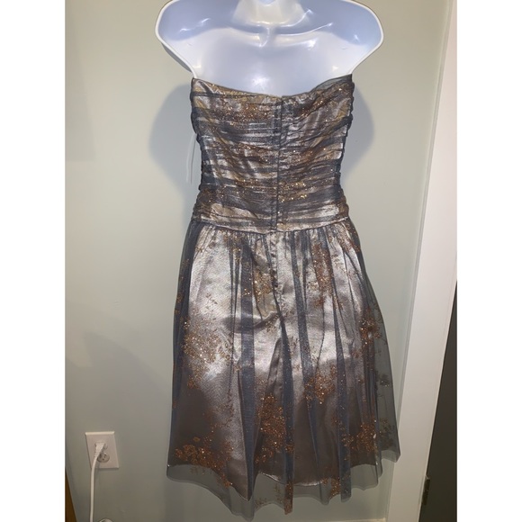 NWT strapless glitter tulle dress - Picture 5 of 9